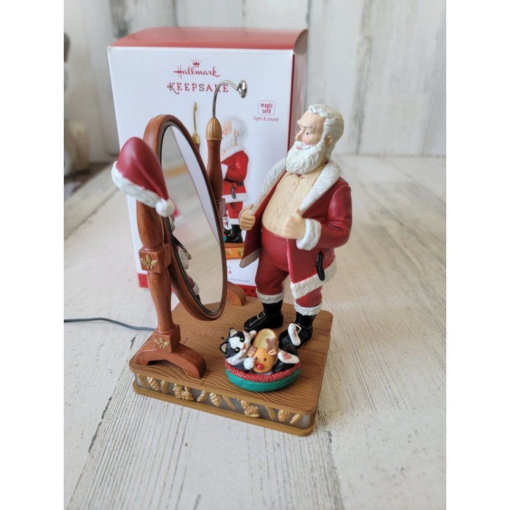 Hallmark snug fit Santa 2013 ornament Xmas Magic